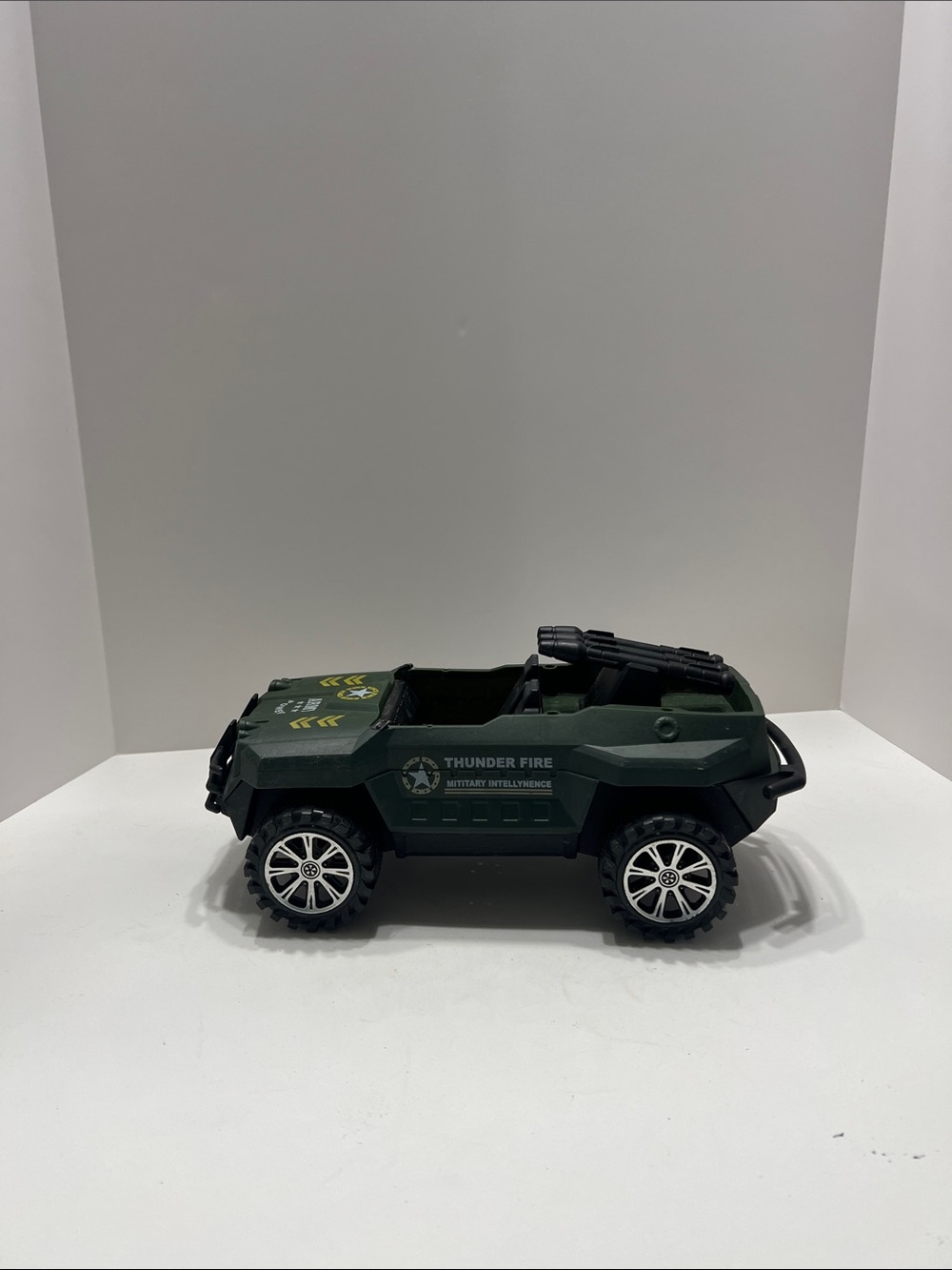 U.S. Army Dark Green Thunder Fire Military Toy Off-Road Vehicle